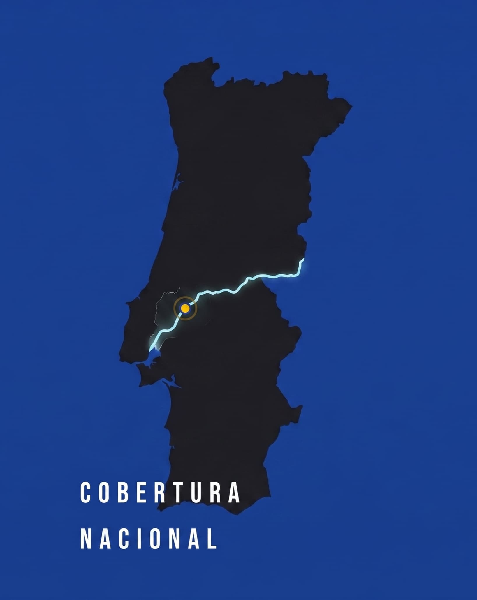 Mapa de Portugal — Cobertura nacional Extractopuro